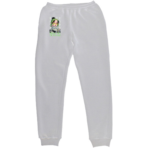 Men's Sweatpants - Billie Eilish art - Mfest