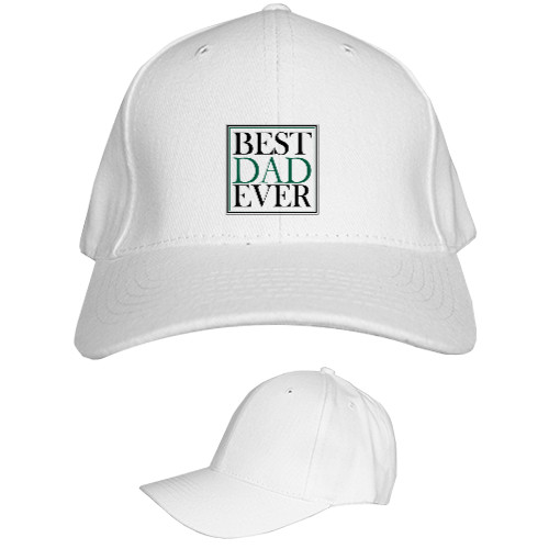 Kids' Baseball Cap 6-panel - BEST DAD EVER - Mfest