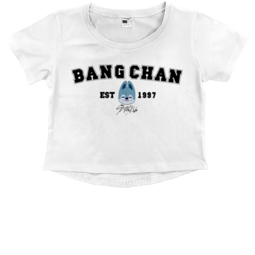 Kids' Premium Cropped T-Shirt - bang chan 2 - Mfest