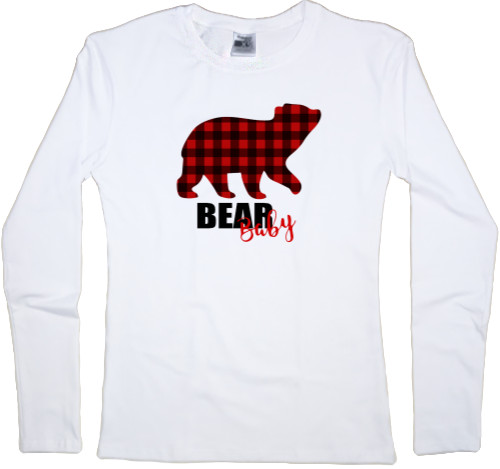 Women's Longsleeve Shirt - baby bear - Mfest