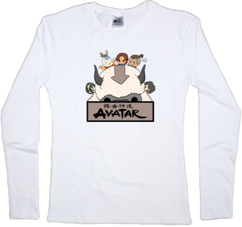 Women's Longsleeve Shirt - avatar la leyenda de aang - Mfest