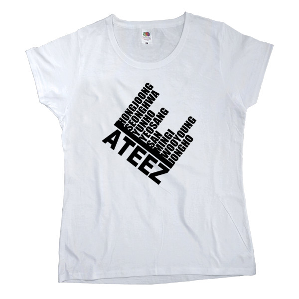 Women's T-shirt Fruit of the loom - Ateez 2 - Mfest