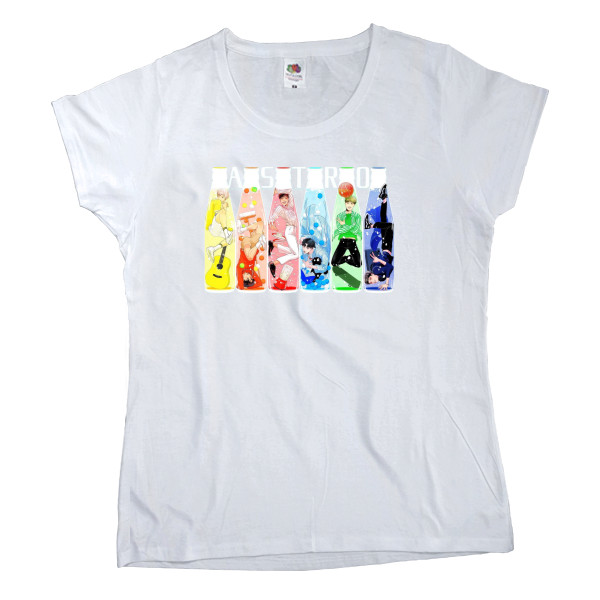 Women's T-shirt Fruit of the loom - astro art - Mfest