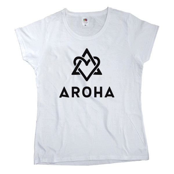 Women's T-shirt Fruit of the loom - astro aroha logo - Mfest