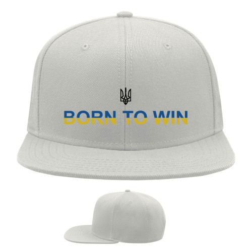 Snapback Baseball Cap - born to win - Mfest