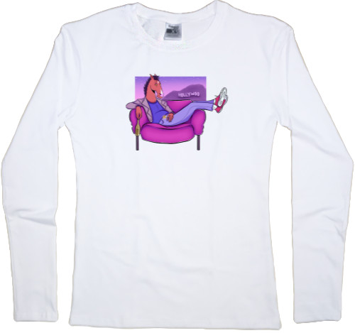 Конь БоДжек - Women's Longsleeve Shirt - bojack 17 - Mfest