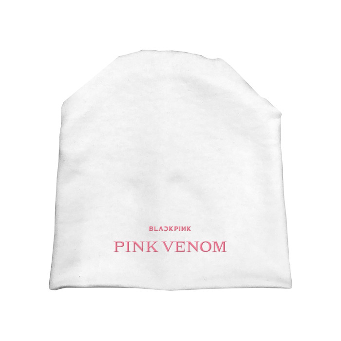 Шапка - blackpink pink venom logo - Mfest