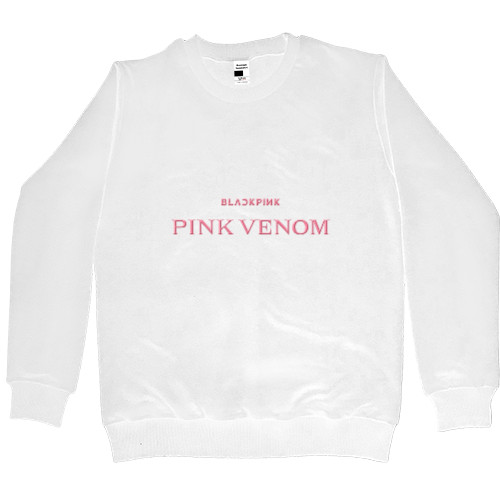 Світшот Преміум Чоловічий - blackpink pink venom logo - Mfest