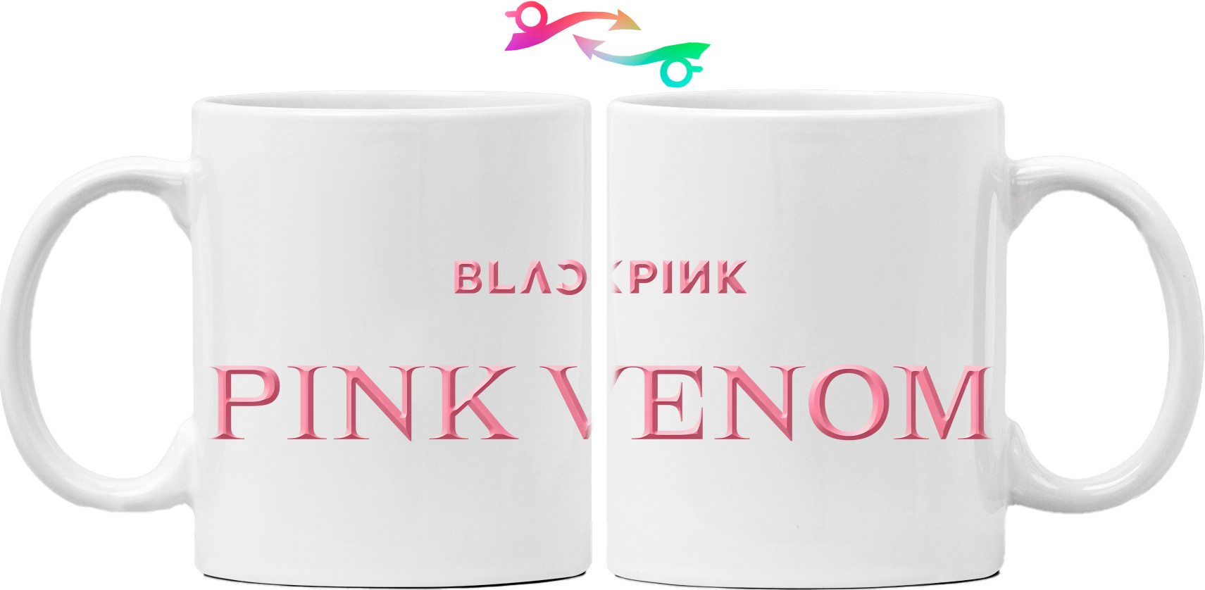 Кружка - blackpink pink venom logo - Mfest