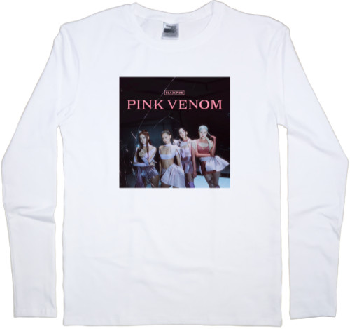 Men's Longsleeve Shirt - blackpink pink venom 5 - Mfest