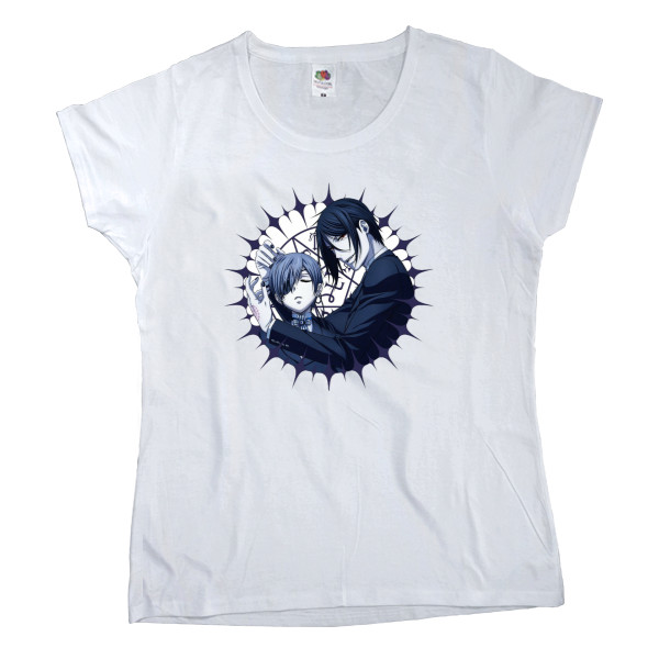 Women's T-shirt Fruit of the loom - black butler - Mfest