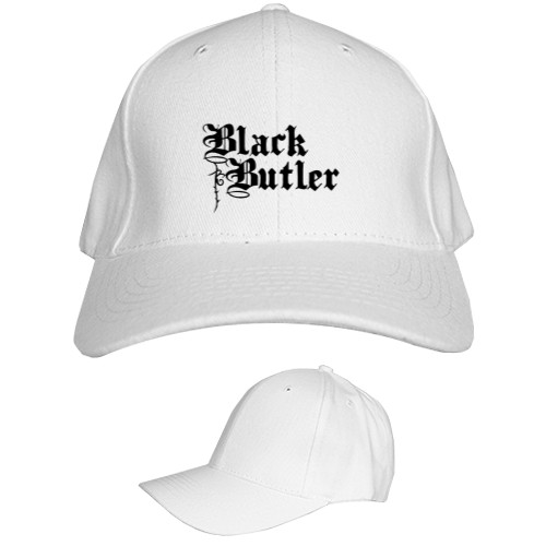 Kids' Baseball Cap 6-panel - black butler logo 2 - Mfest