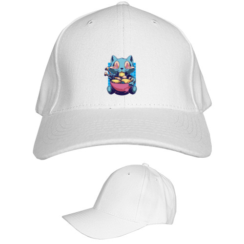 Kids' Baseball Cap 6-panel - happy cat - Mfest