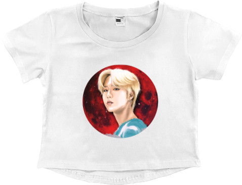 Women's Cropped Premium T-Shirt - hanstray kids 2 - Mfest