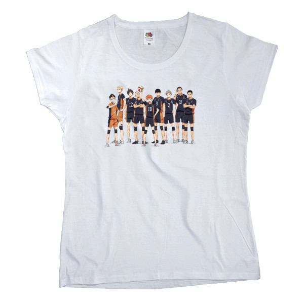 Women's T-shirt Fruit of the loom - Haikyuu Team - Mfest