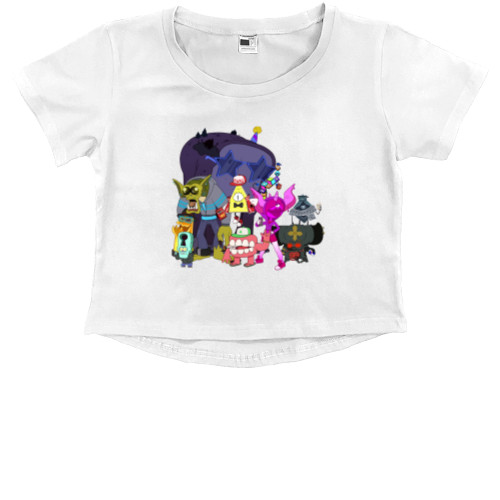 Kids' Premium Cropped T-Shirt - Gravity Falls 10 - Mfest