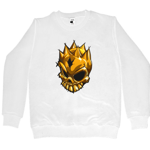 Kids' Premium Sweatshirt - Gold Skull - Mfest