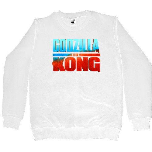 Women's Premium Sweatshirt - godzilla vs kong logo - Mfest