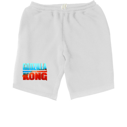 Men's Shorts - godzilla vs kong logo - Mfest