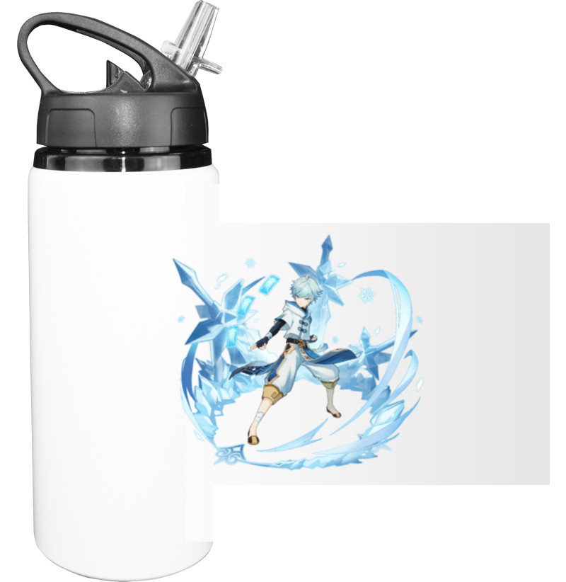 Sport Water Bottle - genshin impact chung yun - Mfest