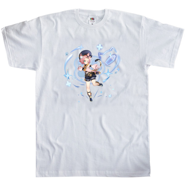 Kids' T-Shirt Fruit of the loom - genshin impact dione 3 - Mfest