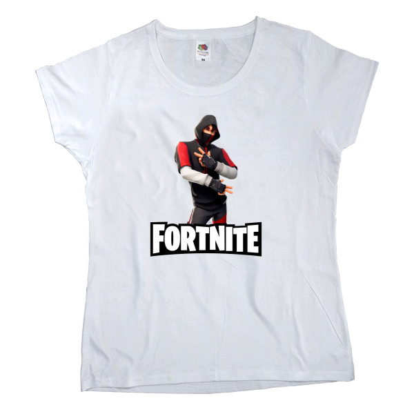 Футболка Классика Женская Fruit of the loom - Ikonik Fortnite - Mfest