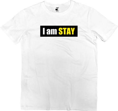 Men’s Premium T-Shirt - I am STAY - Mfest