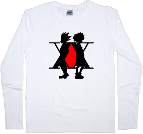 Men's Longsleeve Shirt - hunter x hunter logo - Mfest