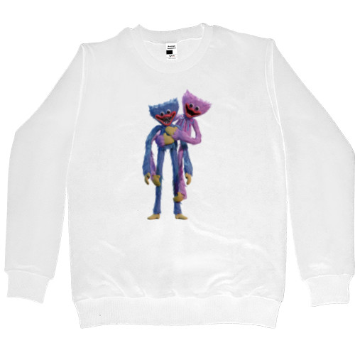 Men’s Premium Sweatshirt - huggy wuggy and kissy missy - Mfest