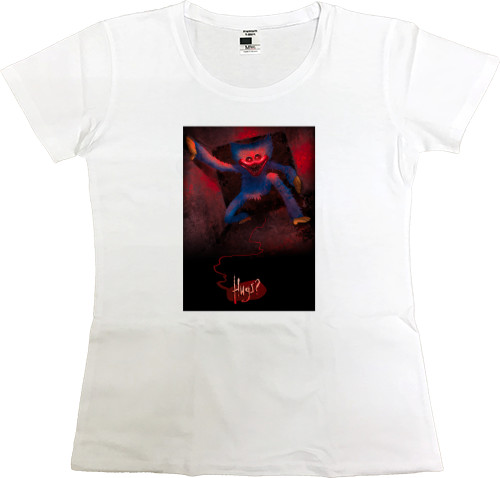 Poppy Playtime - Women's Premium T-Shirt - huggy wuggy 4 - Mfest