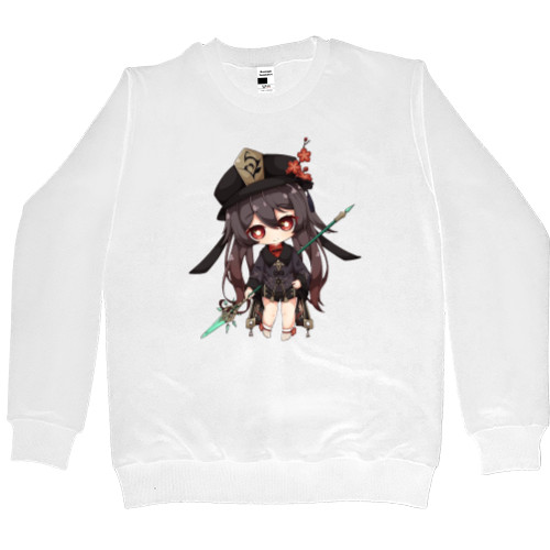 Men’s Premium Sweatshirt - hu tao chibi - Mfest