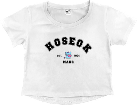 Women's Cropped Premium T-Shirt - Hoseok bts - Mfest