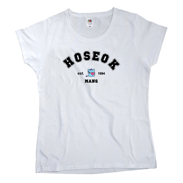 Women's T-shirt Fruit of the loom - Hoseok bts - Mfest