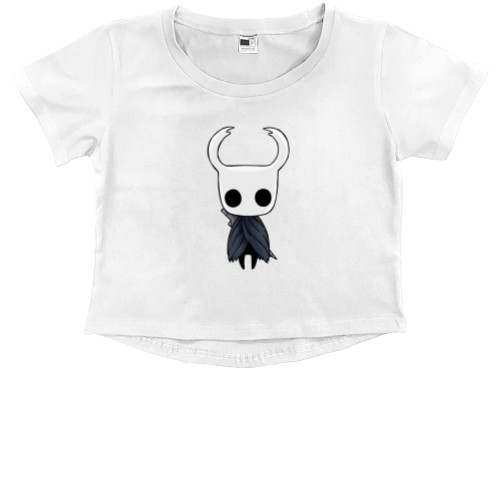 Kids' Premium Cropped T-Shirt - hollow knight - Mfest