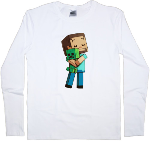 Men's Longsleeve Shirt - Heroes from Minecraft - Mfest