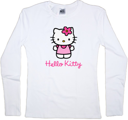 Women's Longsleeve Shirt - hello kitty 2 - Mfest