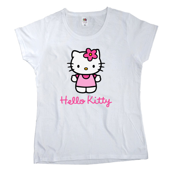 Women's T-shirt Fruit of the loom - hello kitty 2 - Mfest