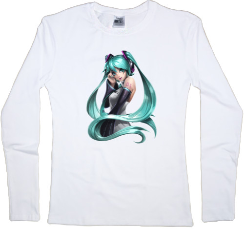 Women's Longsleeve Shirt - Hatsune Miku3 - Mfest