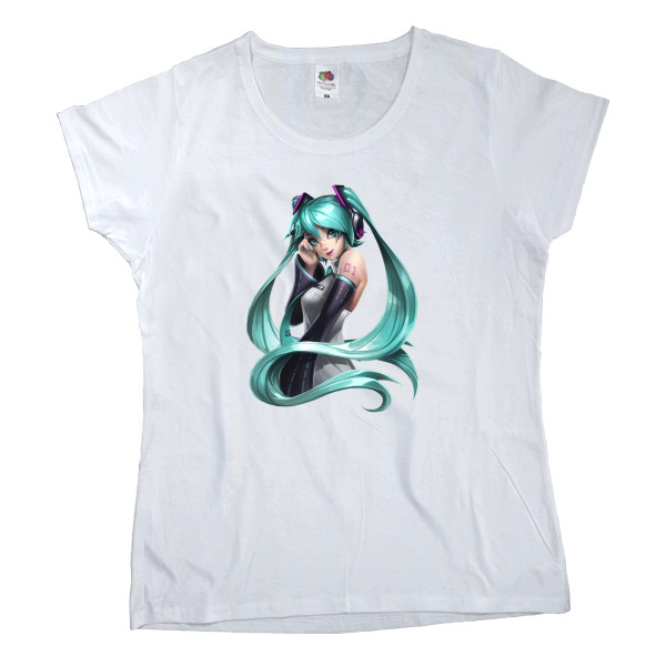 Women's T-shirt Fruit of the loom - Hatsune Miku3 - Mfest