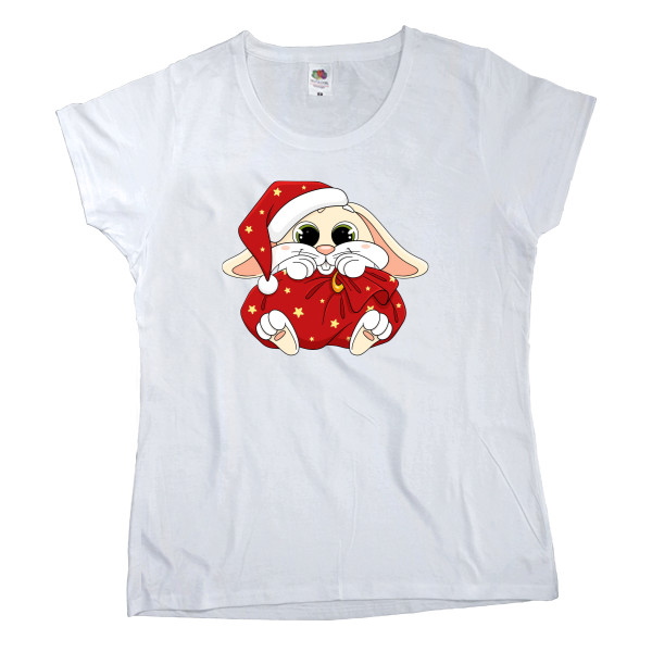 Women's T-shirt Fruit of the loom - Зайчик 2 - Mfest