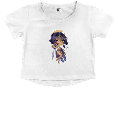 Kids' Premium Cropped T-Shirt - Genshin Impact - Candace 3 - Mfest