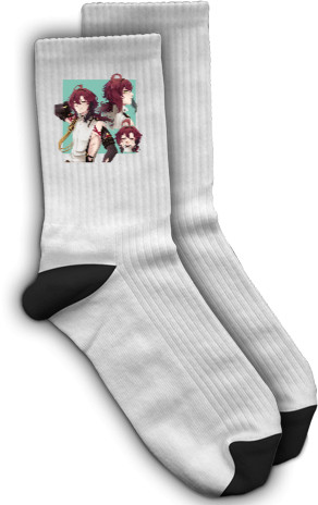 Genshin Impact - Socks - shikanoin heizou 4 - Mfest