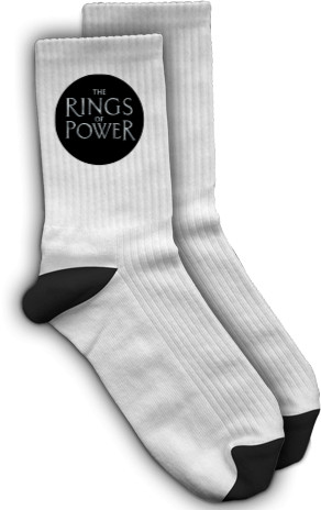 Socks - The Lord of the Rings The Rings of Power logo 2 - Mfest