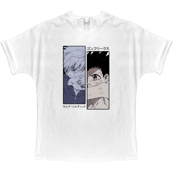 T-shirt Oversize - gon and killua - Mfest