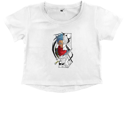 Kids' Premium Cropped T-Shirt - dragon ball 3 - Mfest