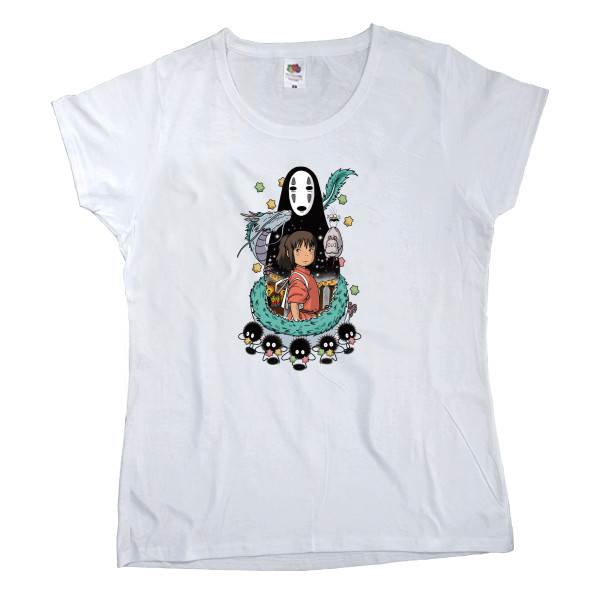 Women's T-shirt Fruit of the loom - Унесённые призраками art - Mfest