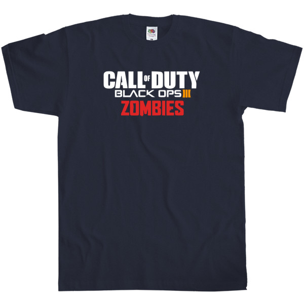 Men's T-Shirt Fruit of the loom - Call Of Duty Black Ops 3 Zombies 5 - Mfest