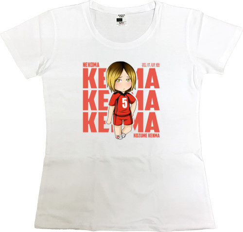 Футболка Преміум Жіноча - Kozume Kenma - Mfest