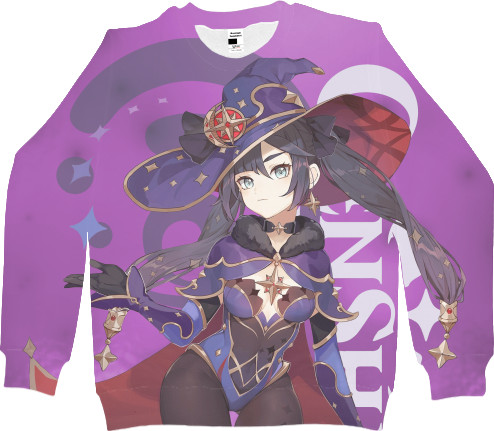 Men's Sweatshirt 3D - mona genshin impact - Mfest