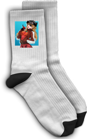 Socks - asuka langley art - Mfest